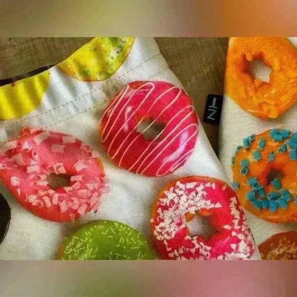 NWT~TEREZ New York Kids Girls Size L (14) Donut Print Slim Waistband Leggings 🍩 - Picture 7 of 9